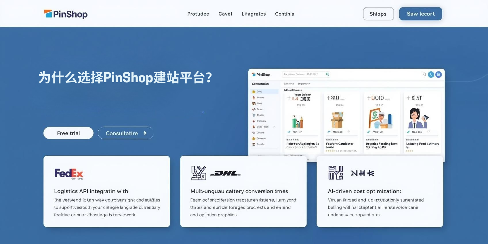 لماذا تختار منصة إنشاء المواقع PinShop؟