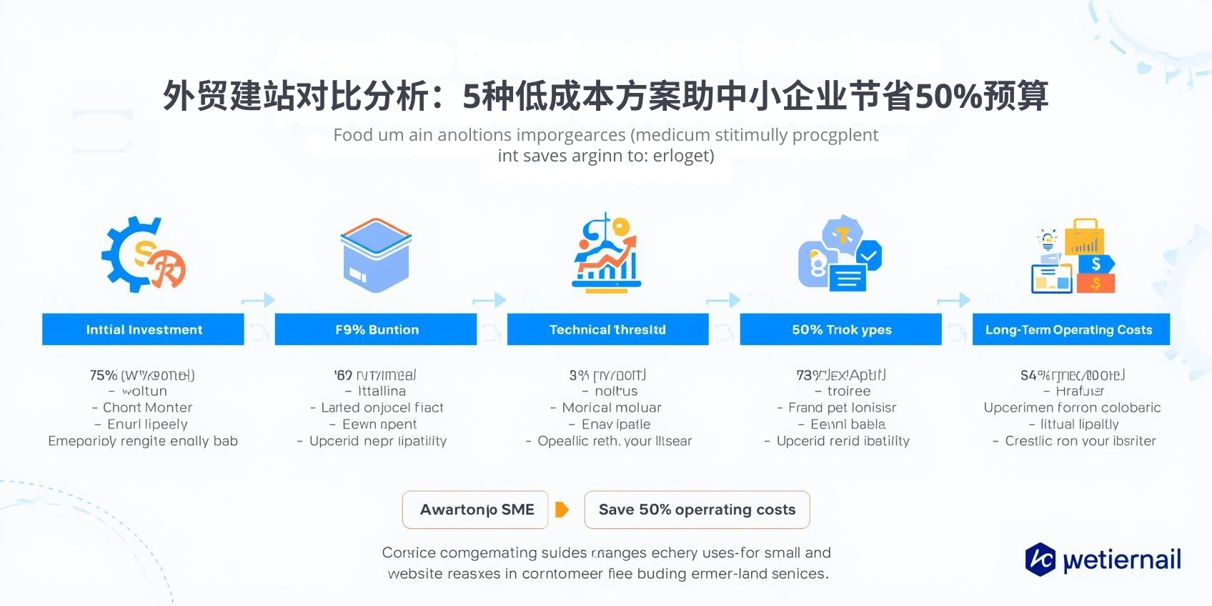 対外貿易ウェブサイト構築の比較分析：中小企業の予算を50％節約する5つの低コストソリューション