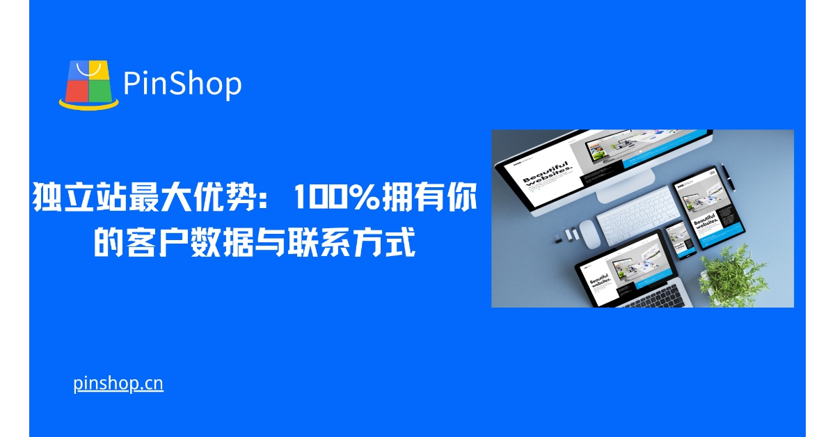 独立站最大优势：100%拥有你的客户数据与联系方式
