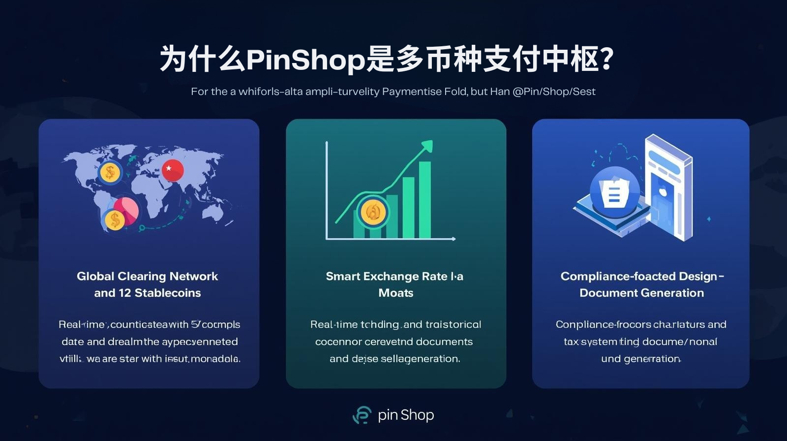 Why is PinShop a multi-currency payment hub?