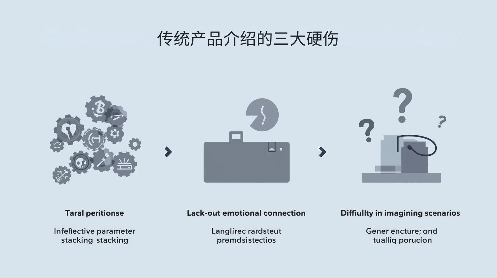 従来の製品導入における3つの大きな欠陥