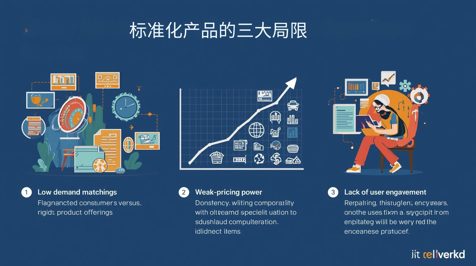 Three major limitations of standardized products