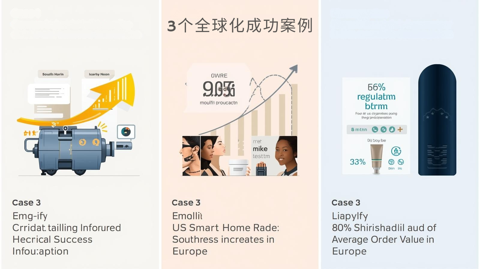 3 global success stories