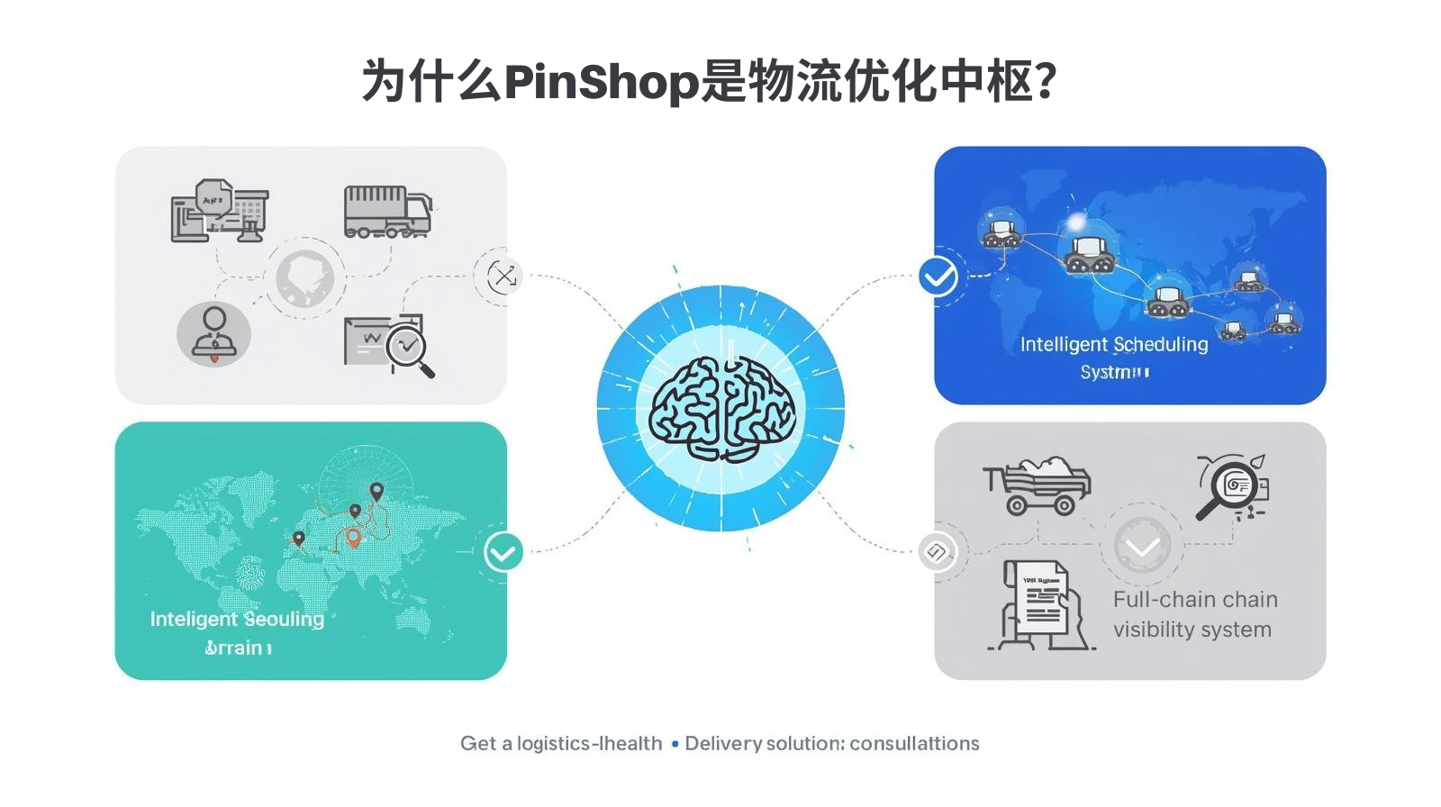 Why is PinShop the logistics optimization hub?