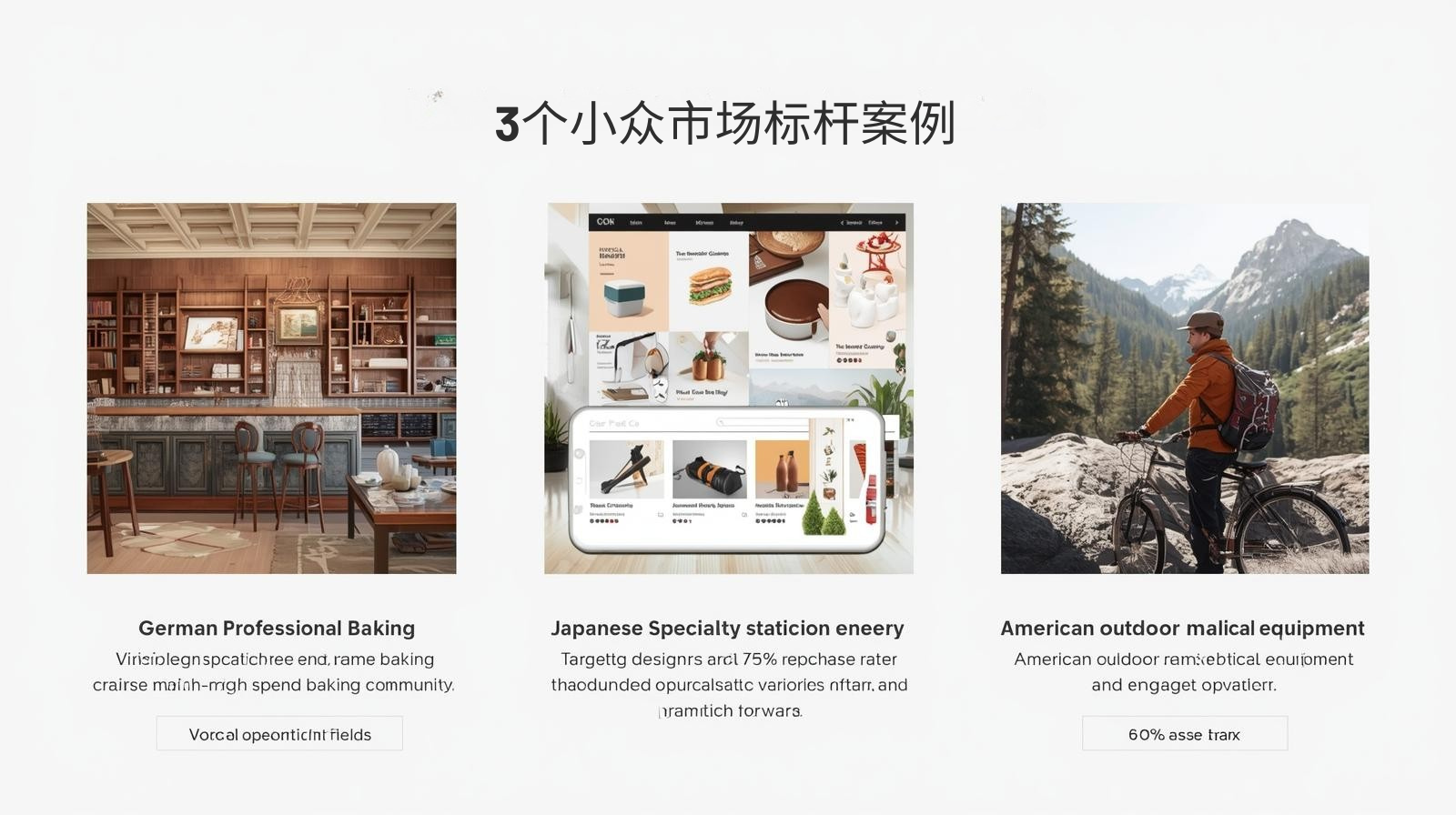 3个小众市场标杆案例