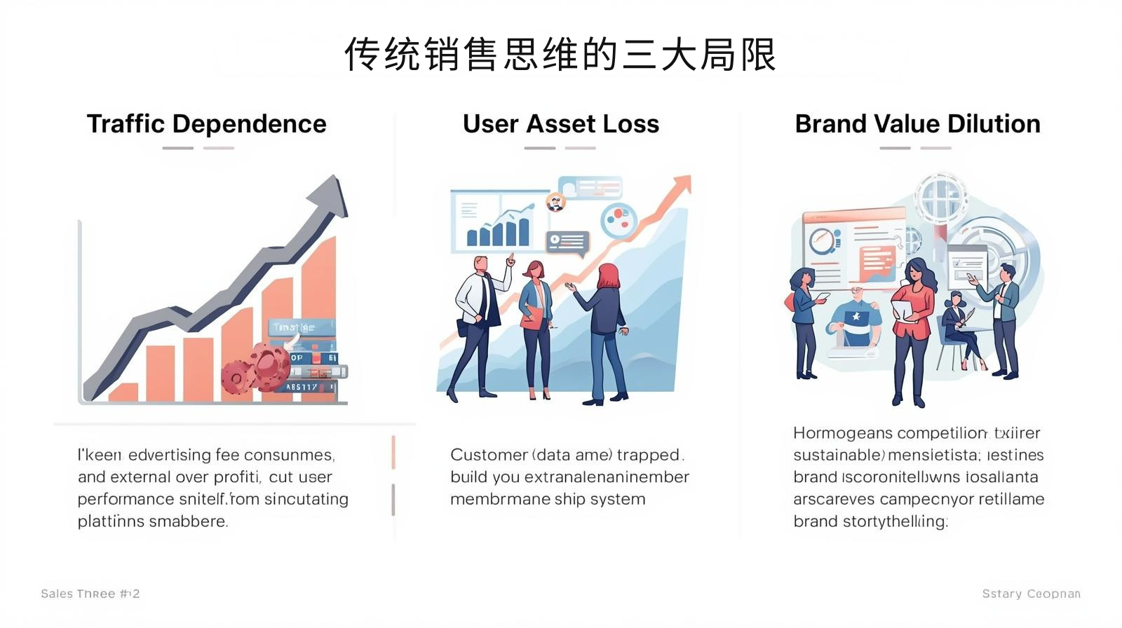 Three major limitations of traditional sales thinking