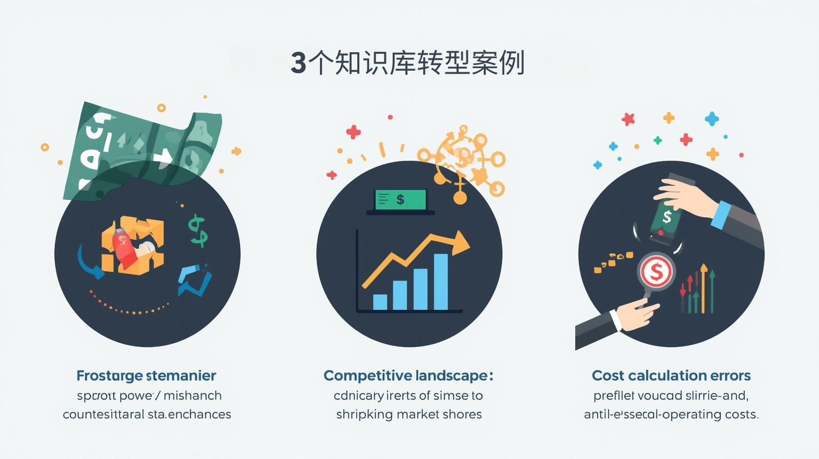 지식 기반 변환의 세 가지 사례 연구