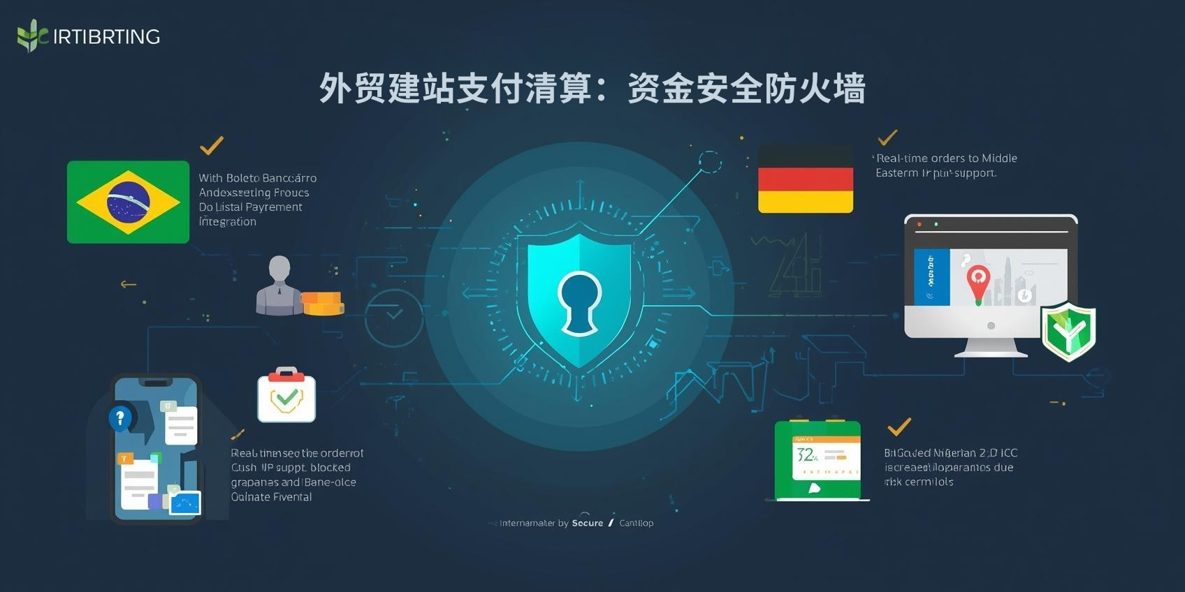 ثالثًا. الدفع والتسوية لمواقع التجارة الخارجية: جدار حماية لأمن الأموال