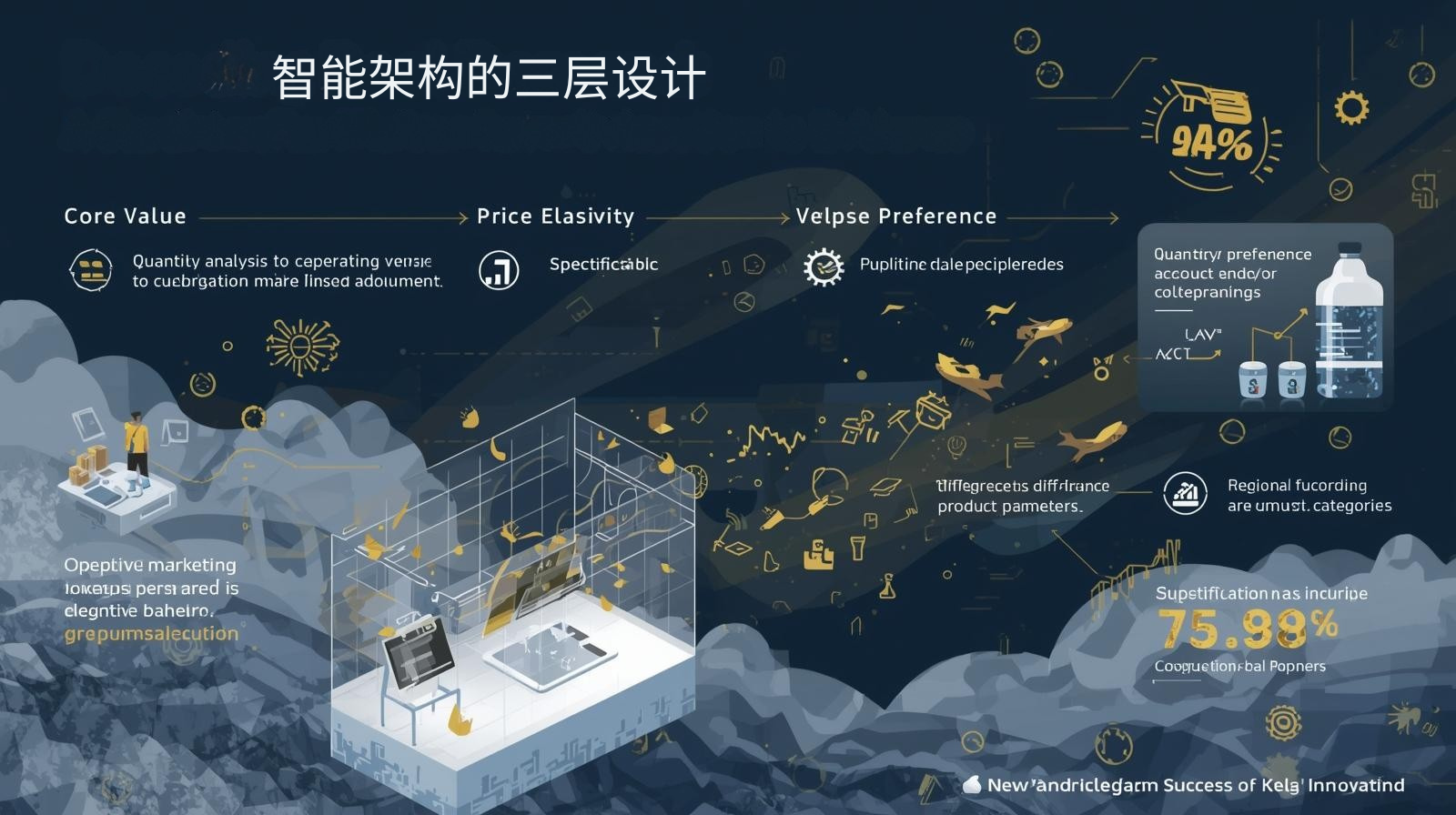 تصميم ثلاثي الطبقات للهندسة المعمارية الذكية