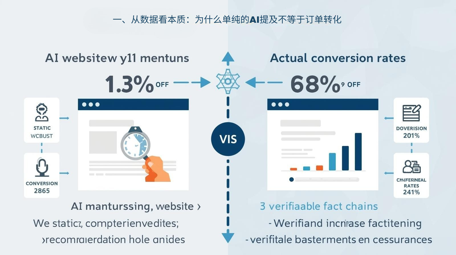 I. データを通して本質を理解する：単純なAIの言及がなぜ受注につながらないのか