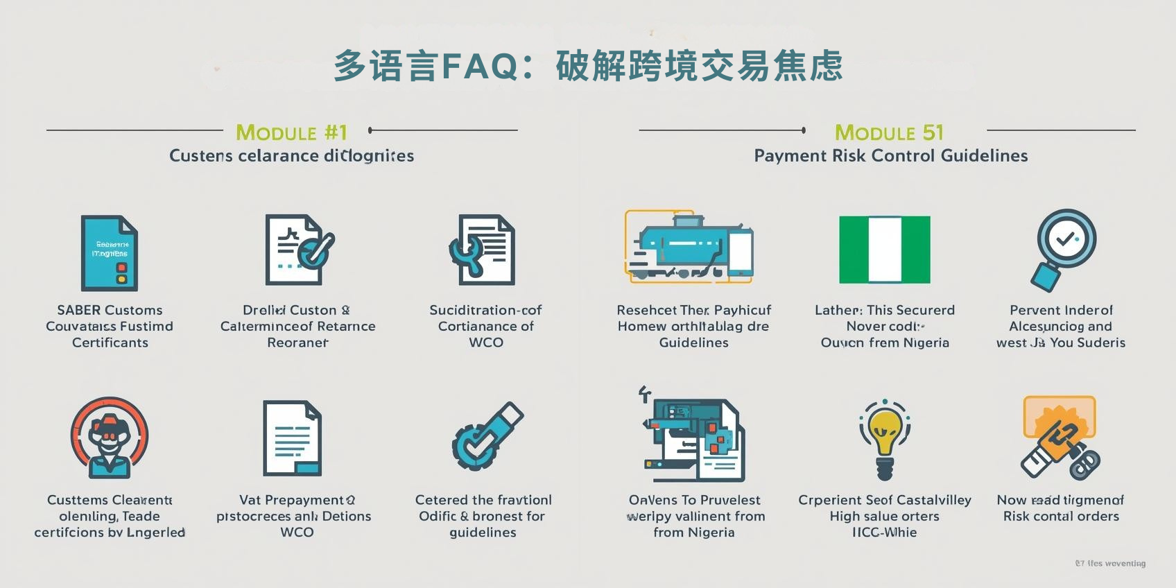 رابعًا: الأسئلة الشائعة متعددة اللغات: التغلب على القلق بشأن المعاملات العابرة للحدود