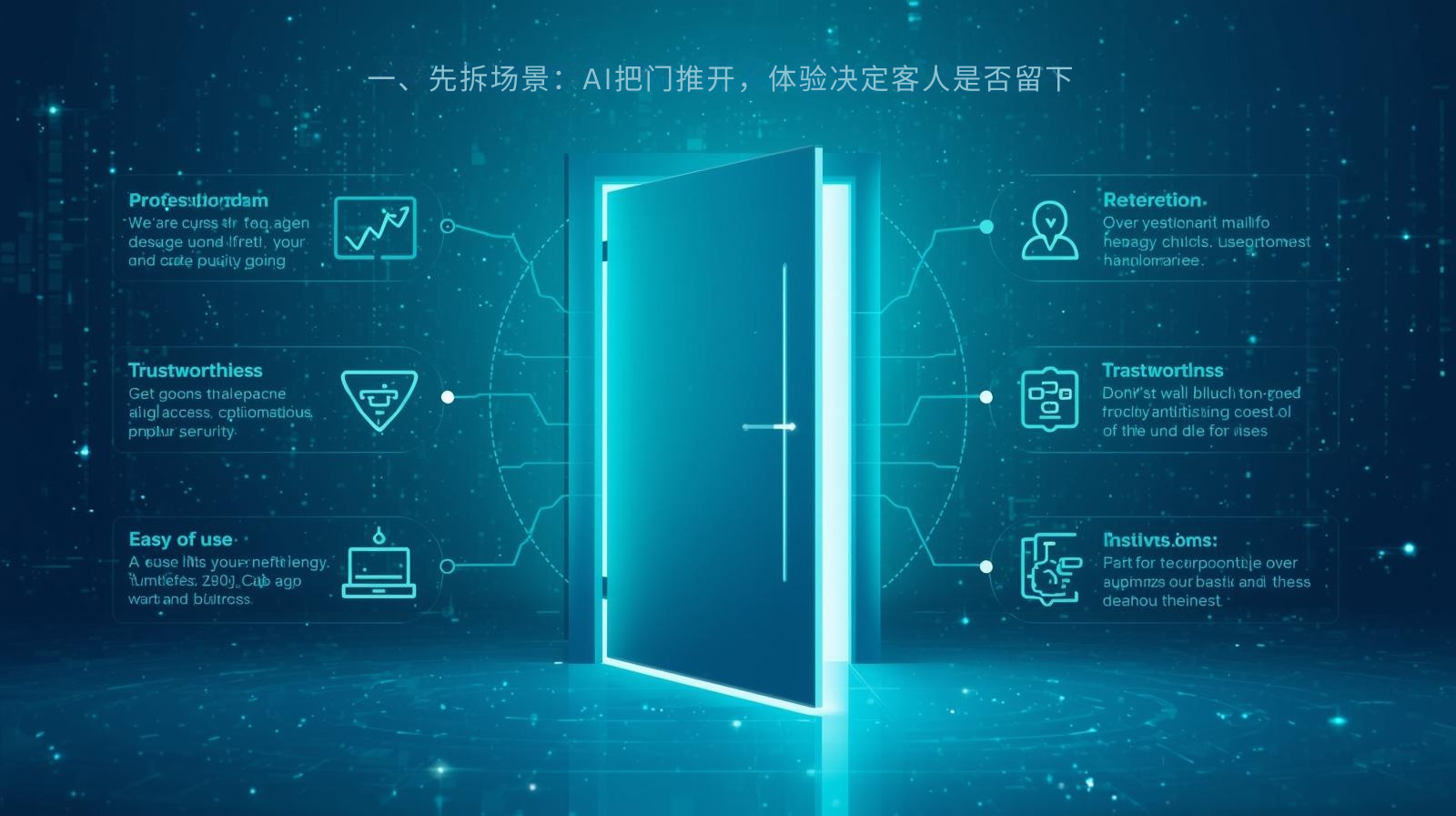 一、先拆场景:AI把门推开,体验决定客人是否留下