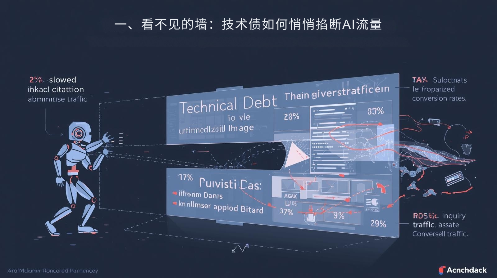 الجدار الخفي: كيف يُعيق دين التكنولوجيا حركة مرور الذكاء الاصطناعي بهدوء