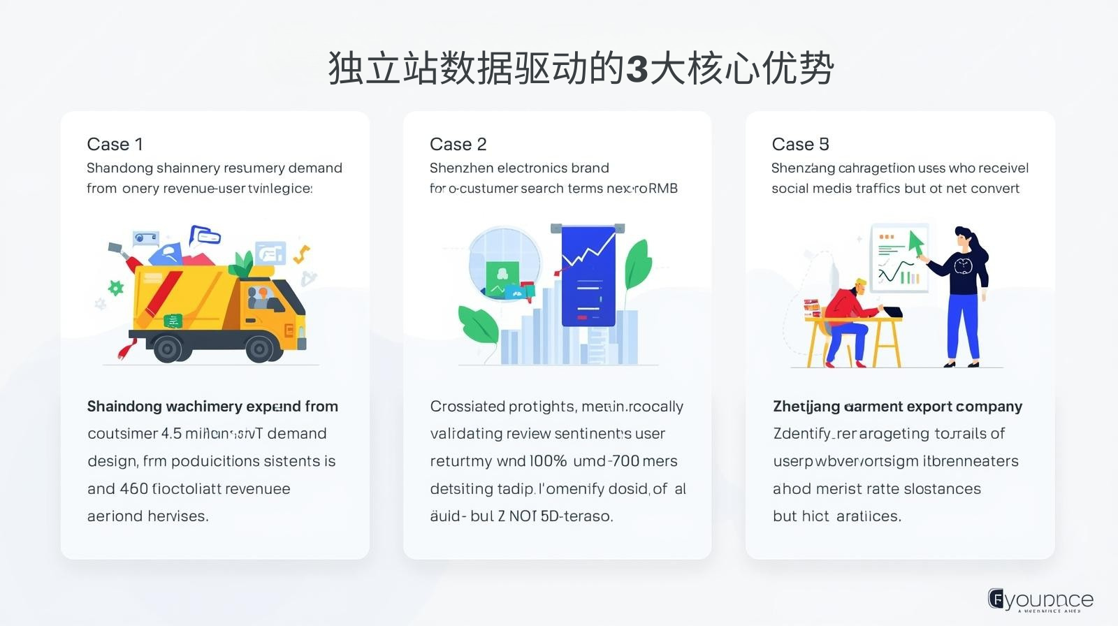 المزايا الأساسية الثلاث لمواقع الويب المستقلة التي تعتمد على البيانات
