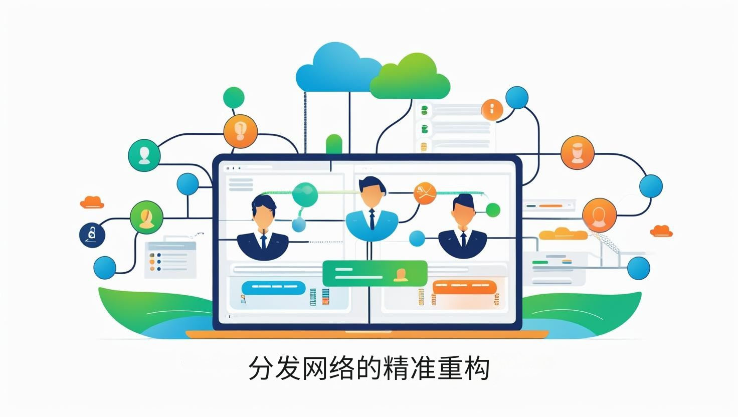 إعادة بناء دقيقة لشبكة التوزيع