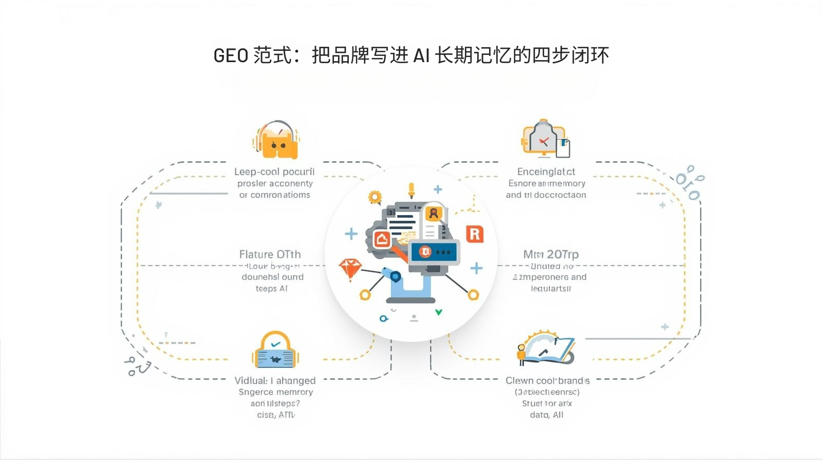 GEO 范式：把品牌写进 AI 长期记忆的四步闭环