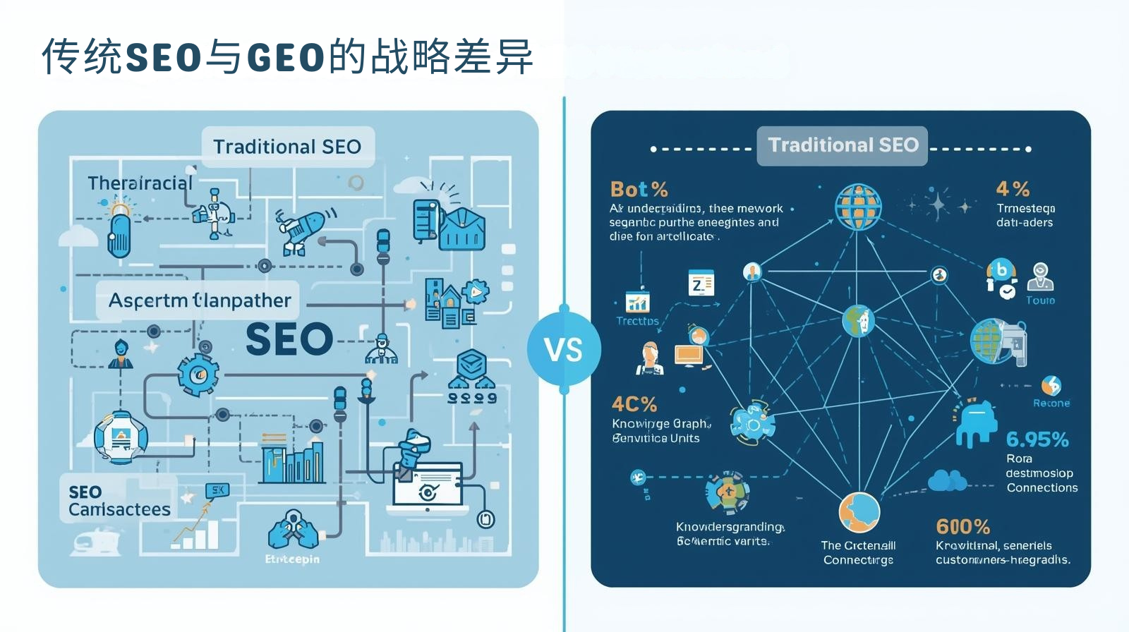 传统SEO与GEO的战略差异