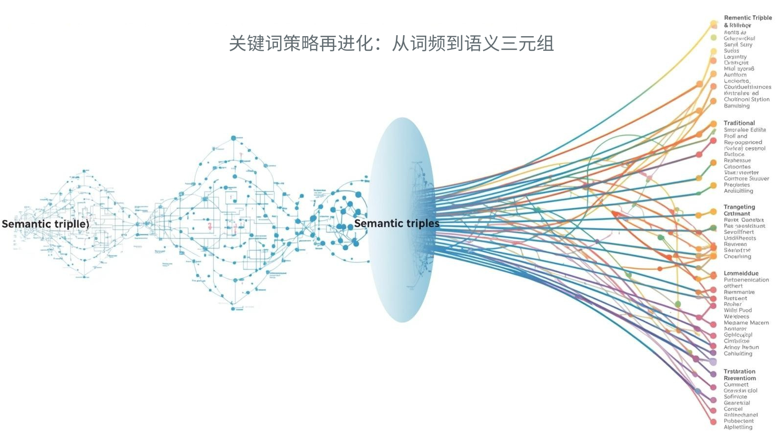 استراتيجية الكلمات الرئيسية تتطور مرة أخرى: من تكرار الكلمات إلى الثلاثيات الدلالية