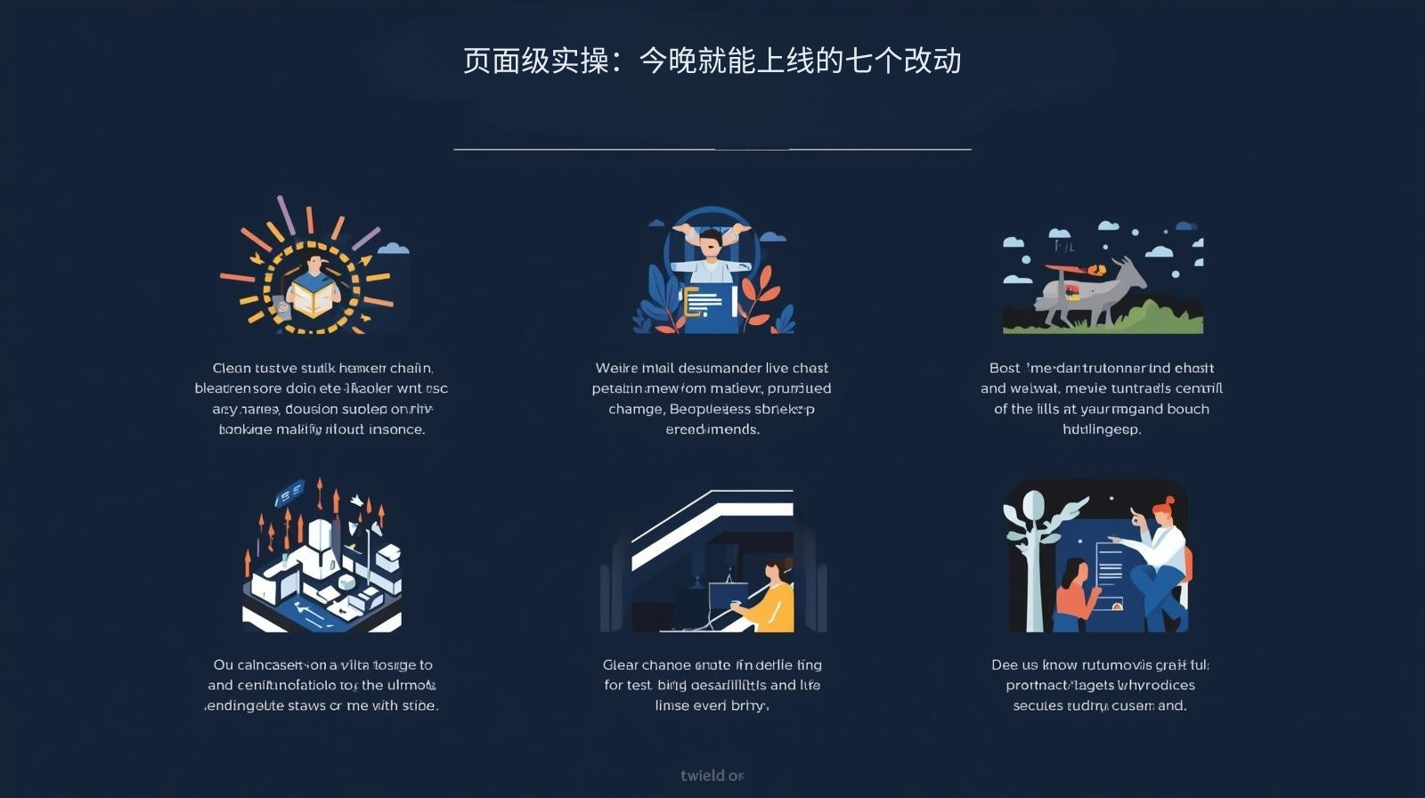 دليل عملي على مستوى الصفحة: سبعة تغييرات سيتم تطبيقها الليلة