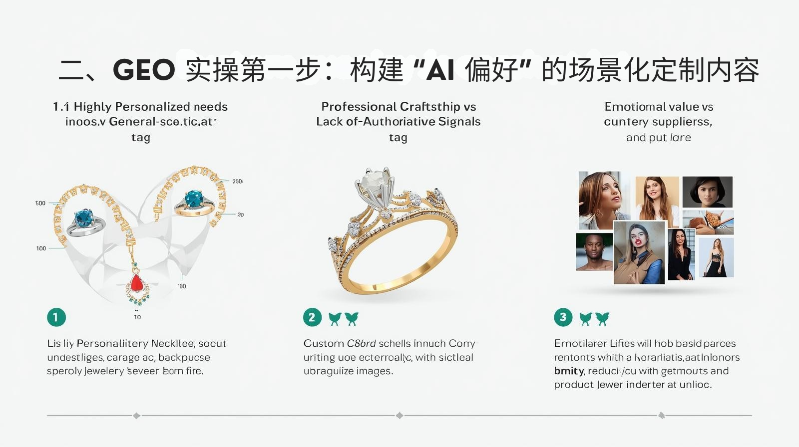 II. GEO Paso práctico uno: Creación de contenido contextualizado y personalizado basado en las preferencias de IA