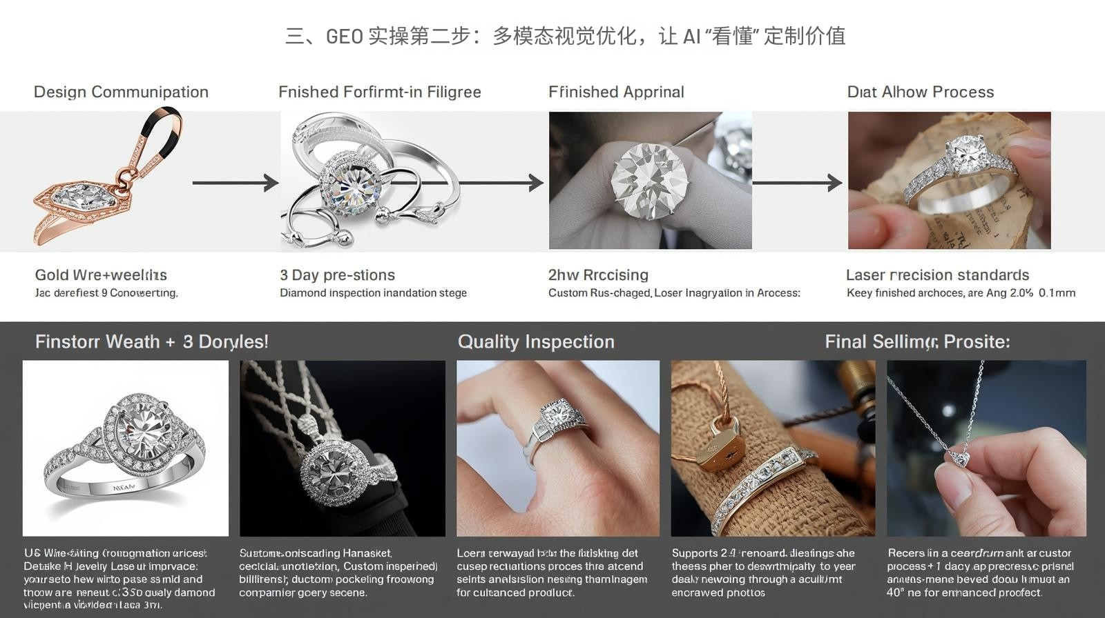 III. Paso práctico dos de GEO: Optimización de la visión multimodal, que permite que la IA comprenda el valor personalizado.