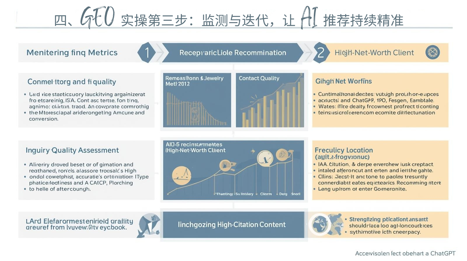 IV. GEO Paso práctico 3: Monitoreo e iteración para garantizar la precisión continua de las recomendaciones de IA