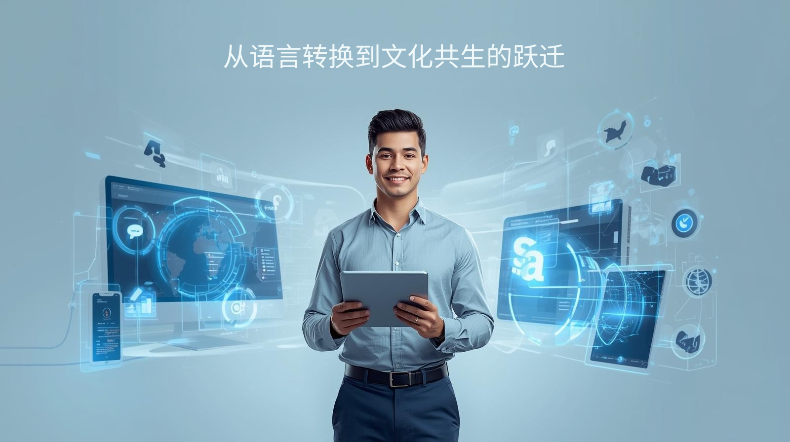 The leap from language conversion to cultural symbiosis