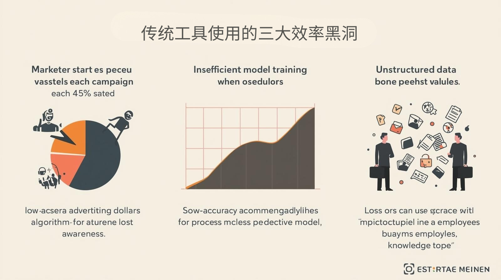Three major efficiency pitfalls in the use of traditional tools