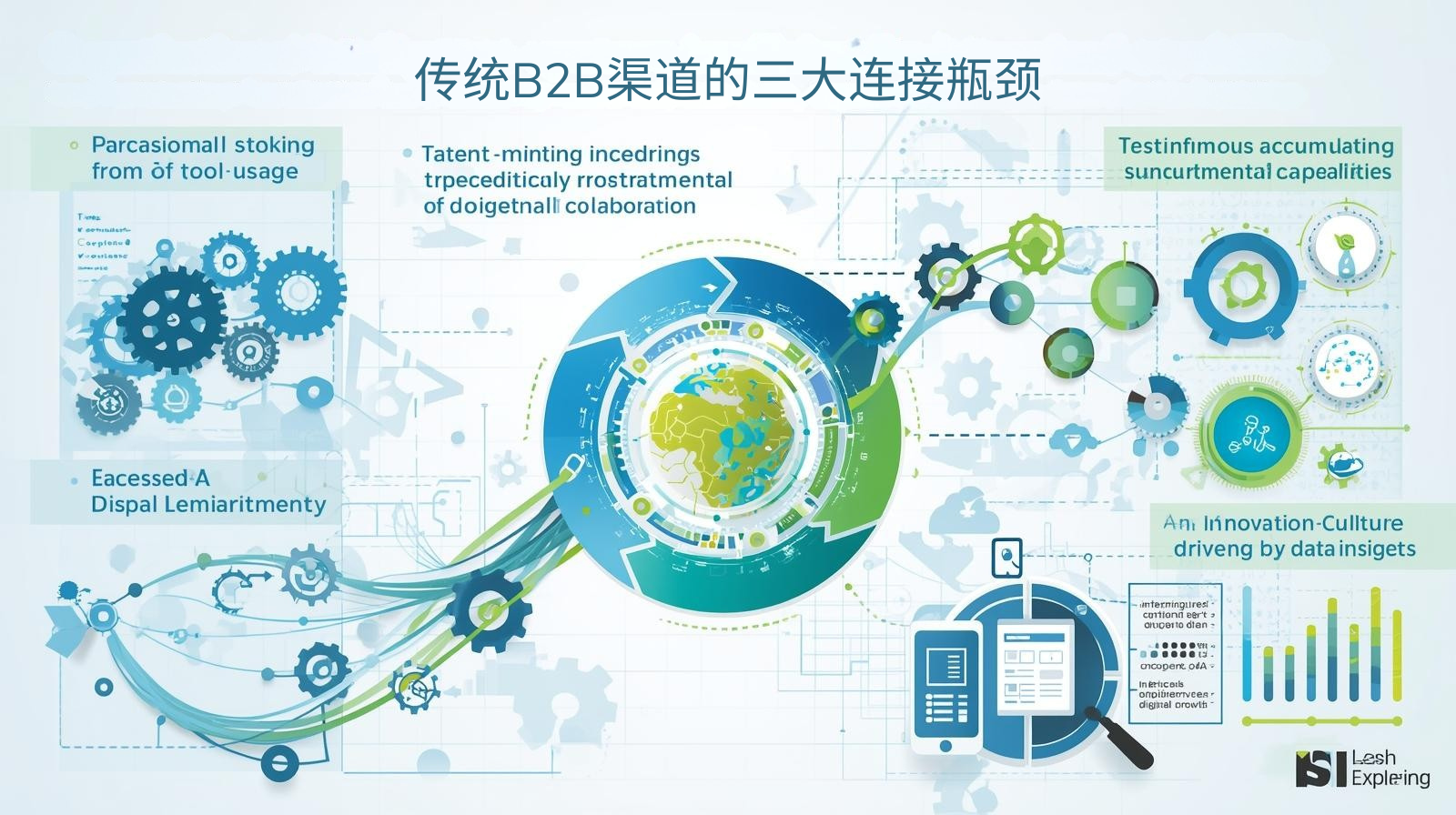 Three major connectivity bottlenecks in traditional B2B channels