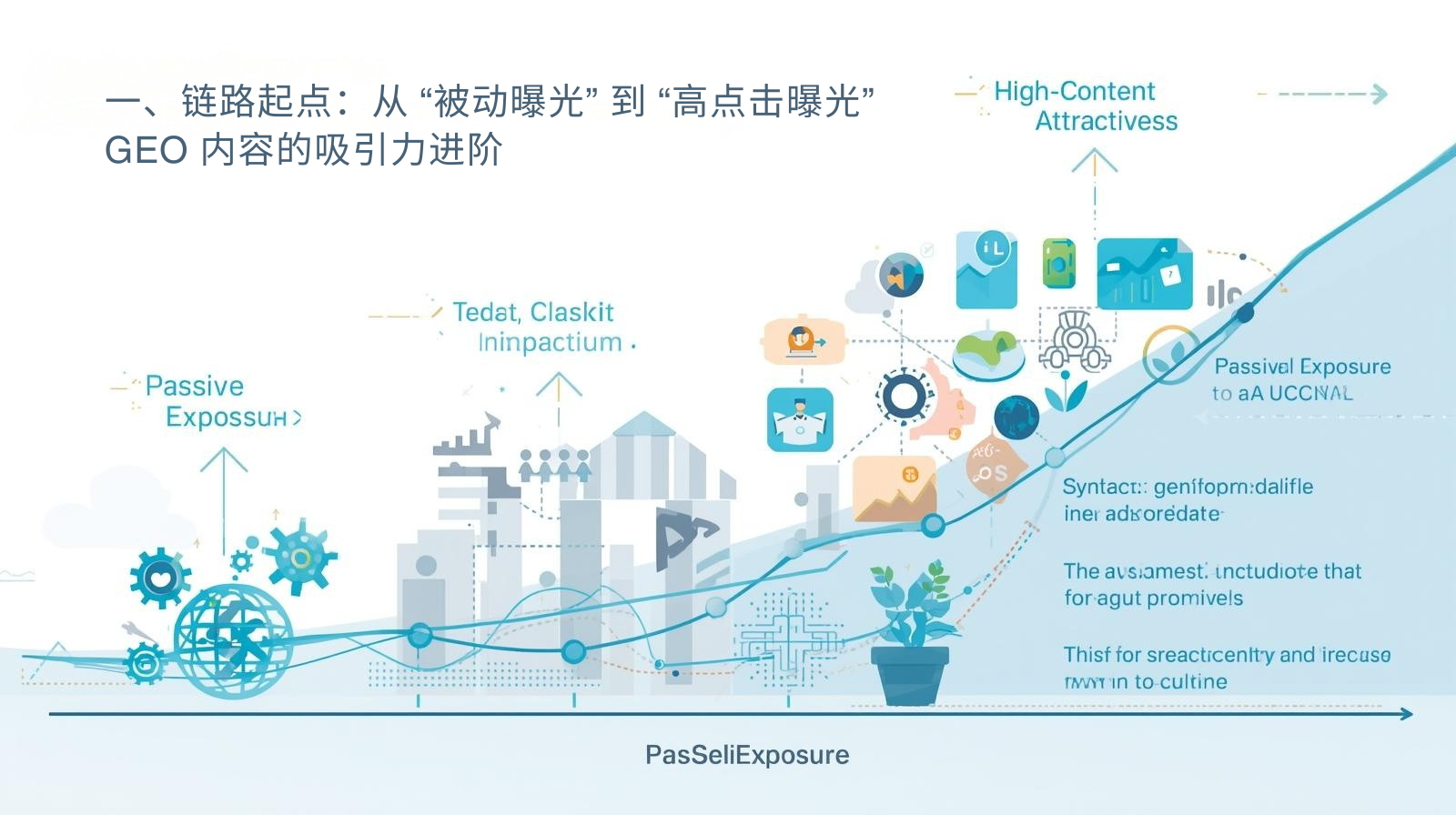 1. Начальная точка ссылки: с «пассивное воздействие» на «высокое количество кликов» — привлекательность ГЕО-контента возросла» width=