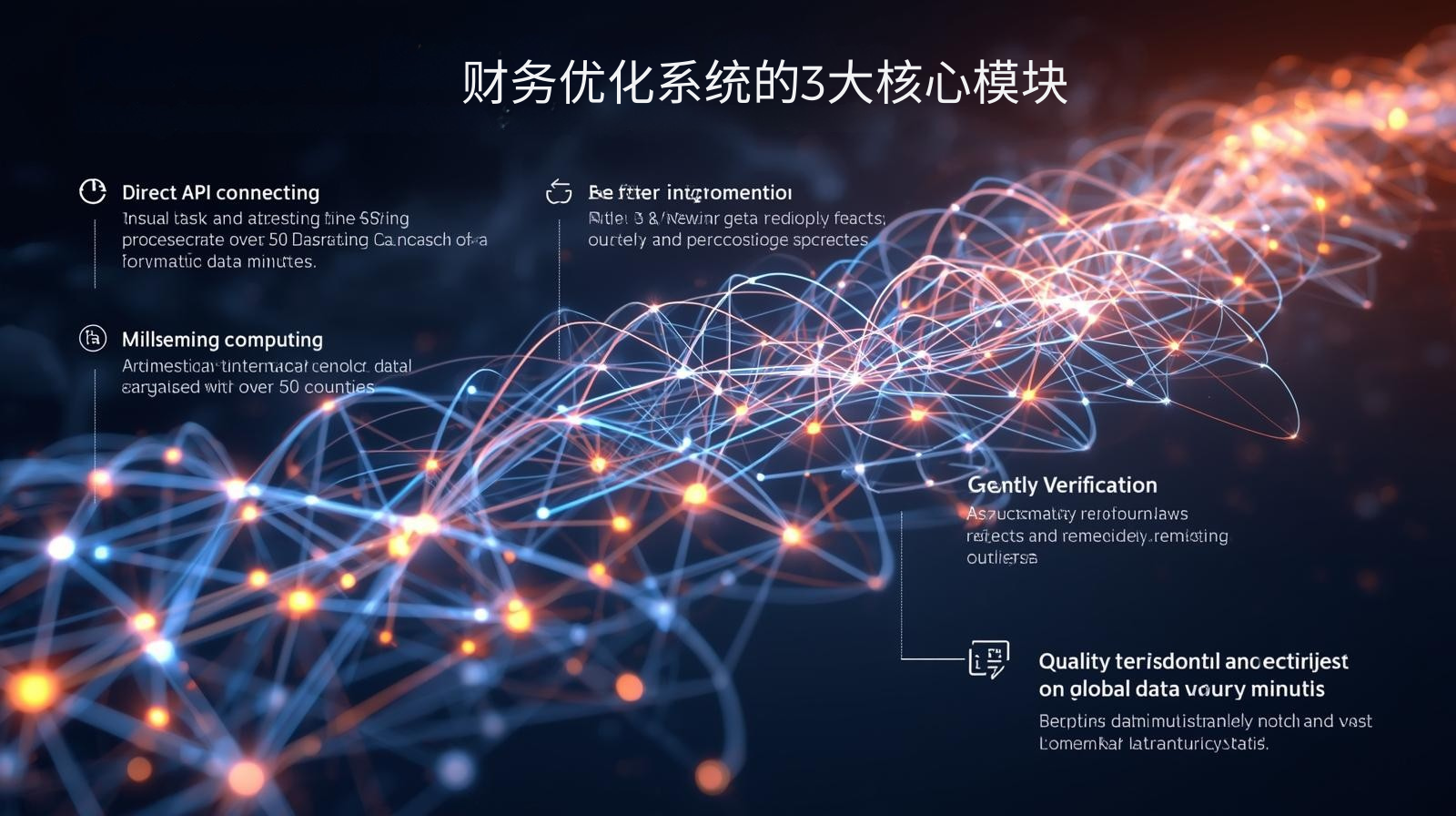 재무 최적화 시스템의 세 가지 핵심 모듈