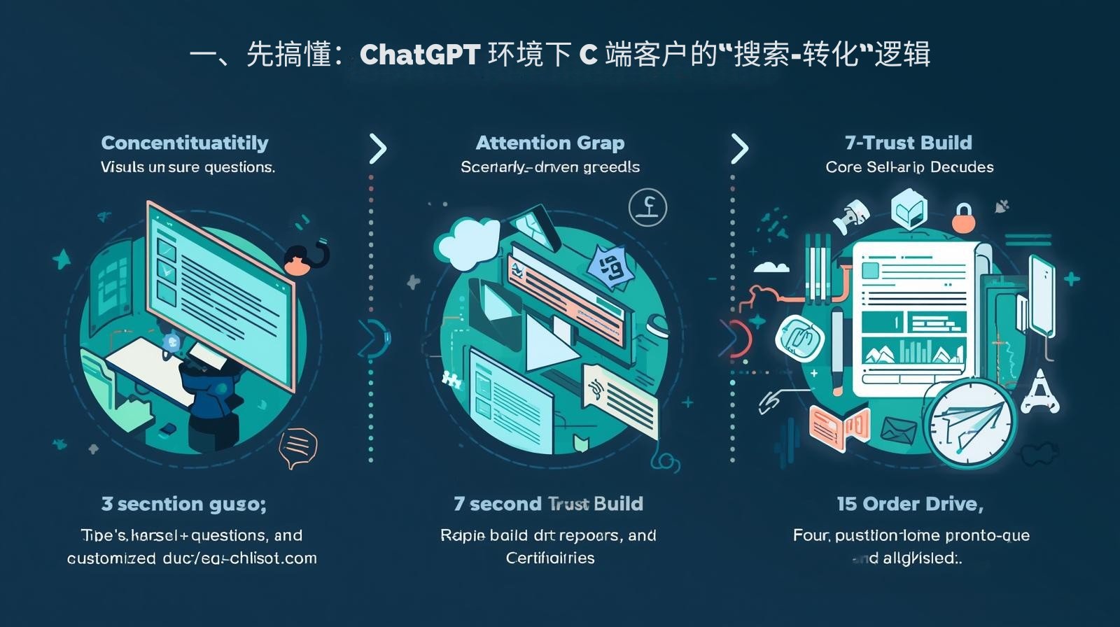 一、先搞懂:ChatGPT 环境下 C 端客户的“搜索-转化”逻辑