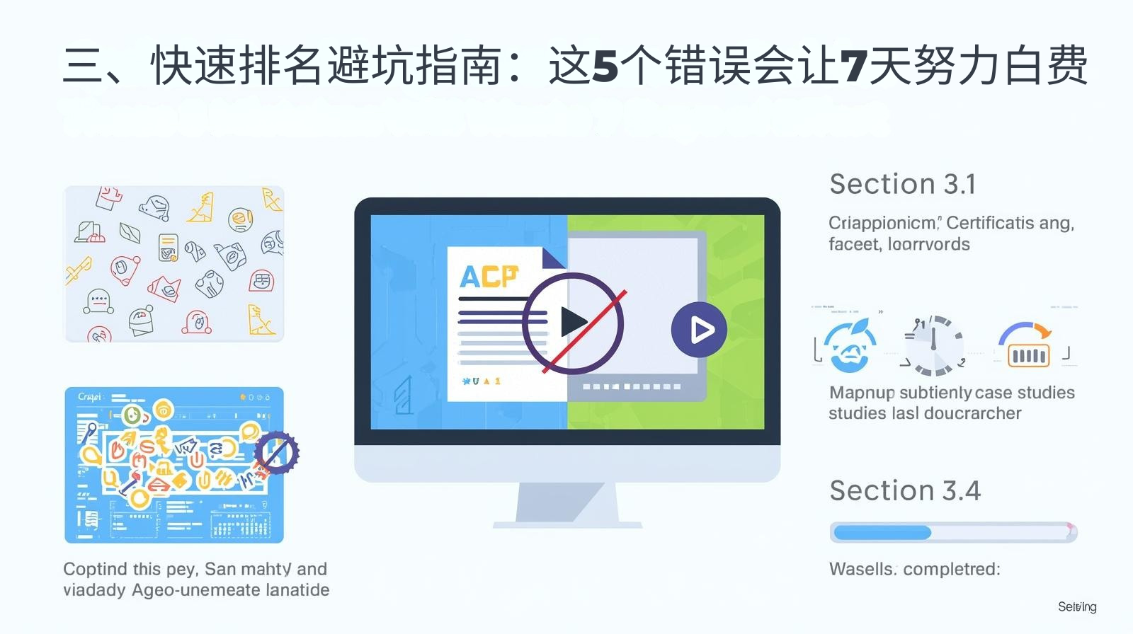 3. Quick ranking pitfall guide: these 5 mistakes will make 7 days of hard work in vain