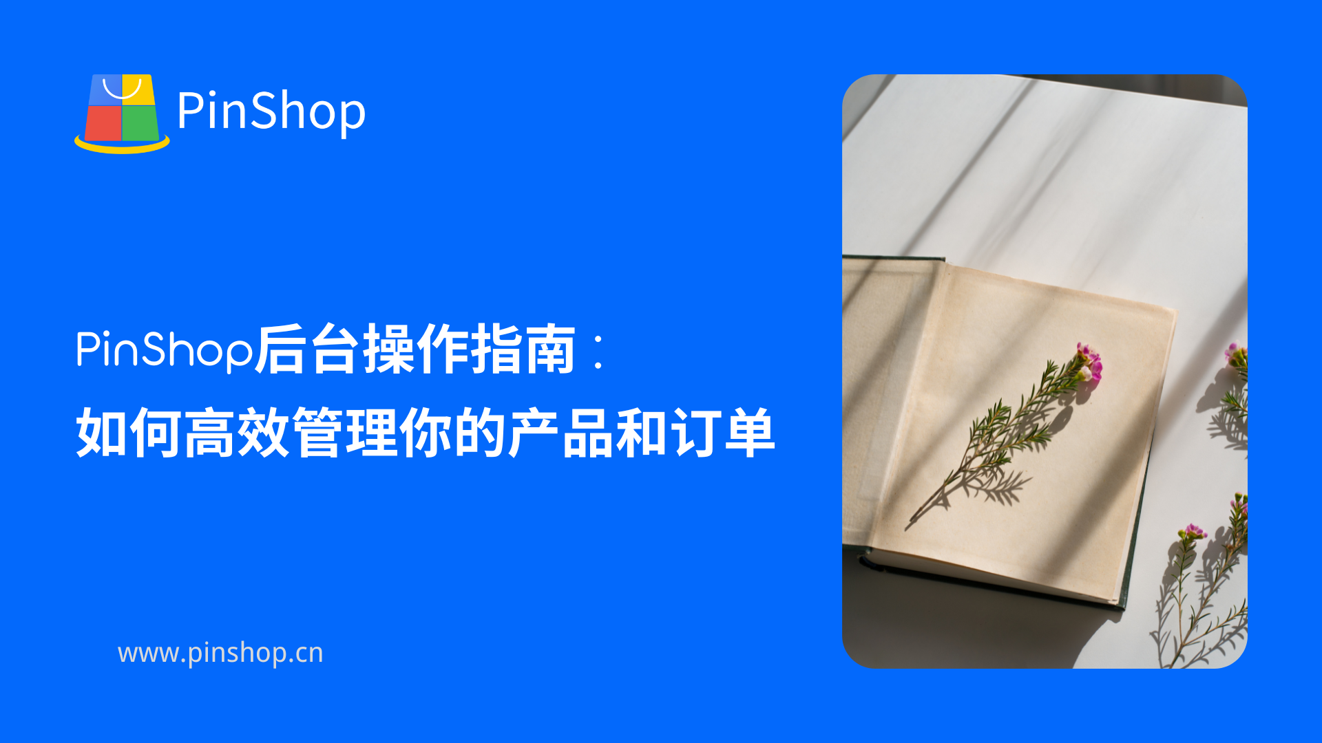 دليل تشغيل الواجهة الخلفية لـ PinShop: كيفية إدارة منتجاتك وطلباتك بكفاءة