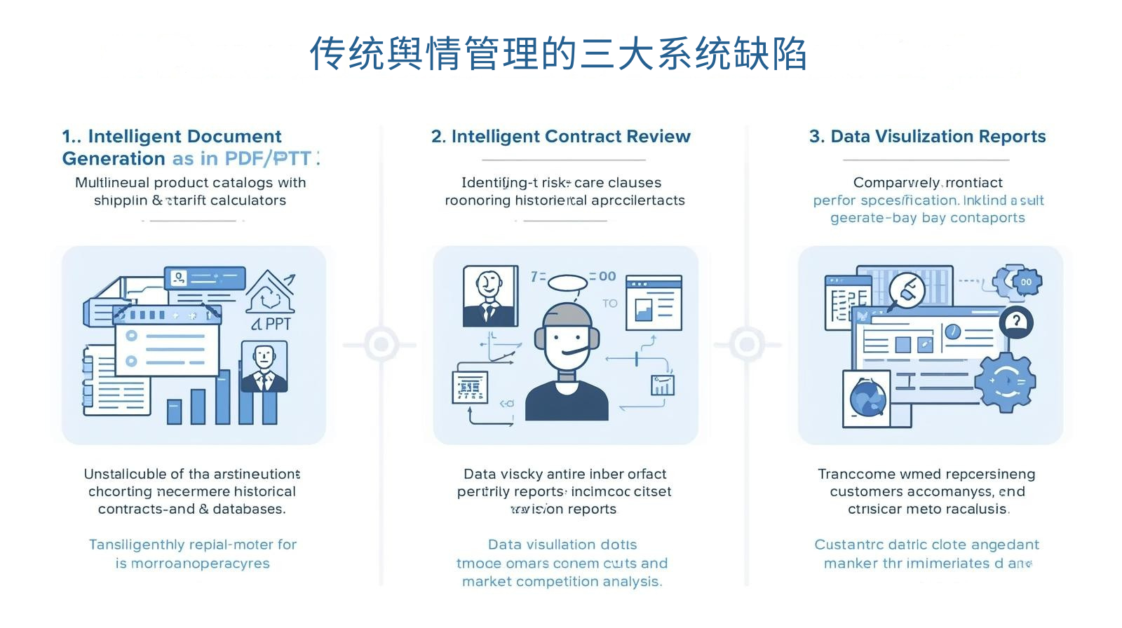 전통적인 여론 관리의 3대 시스템 결함