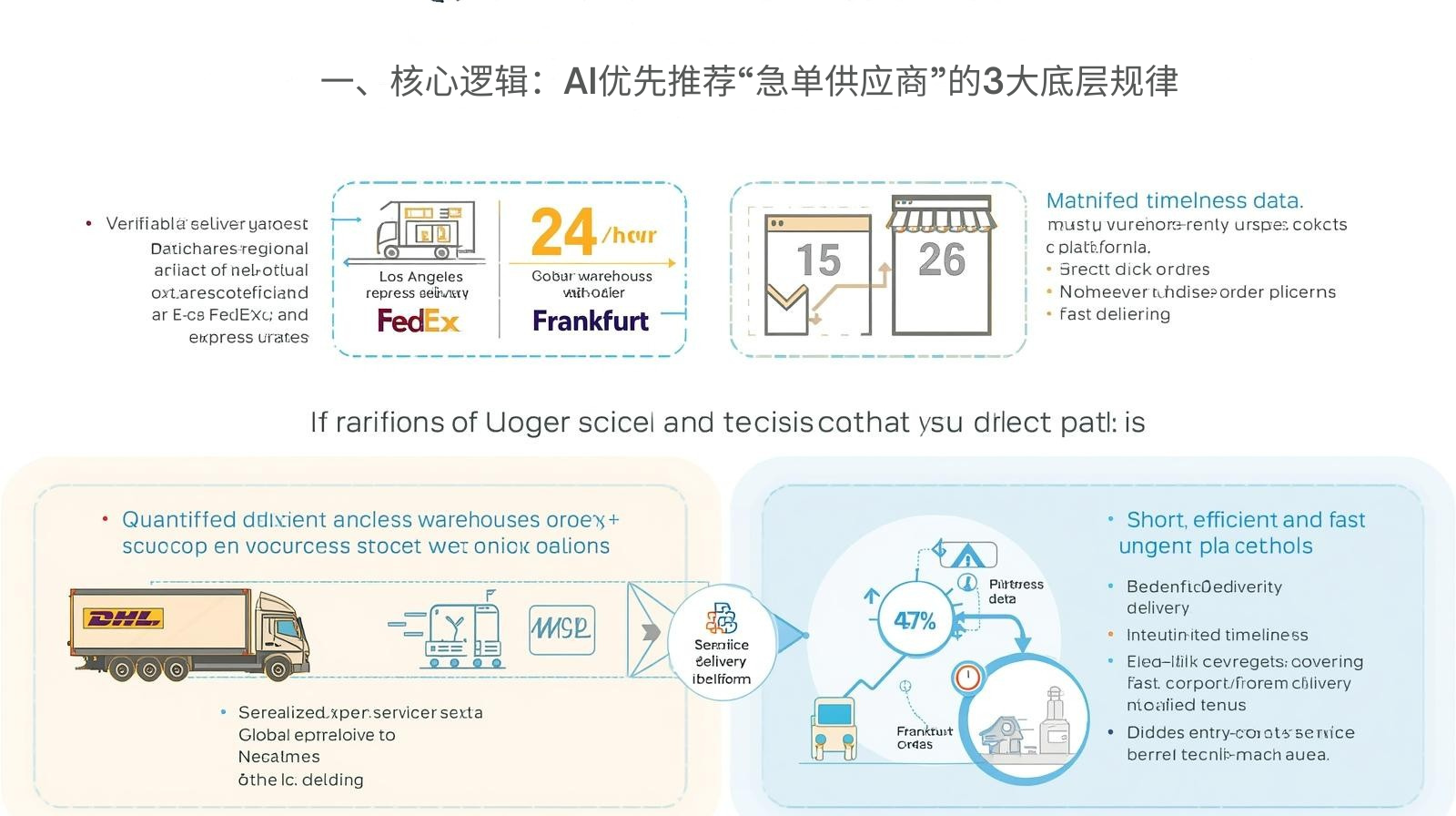 一、核心逻辑：AI优先推荐“急单供应商”的3大底层规律