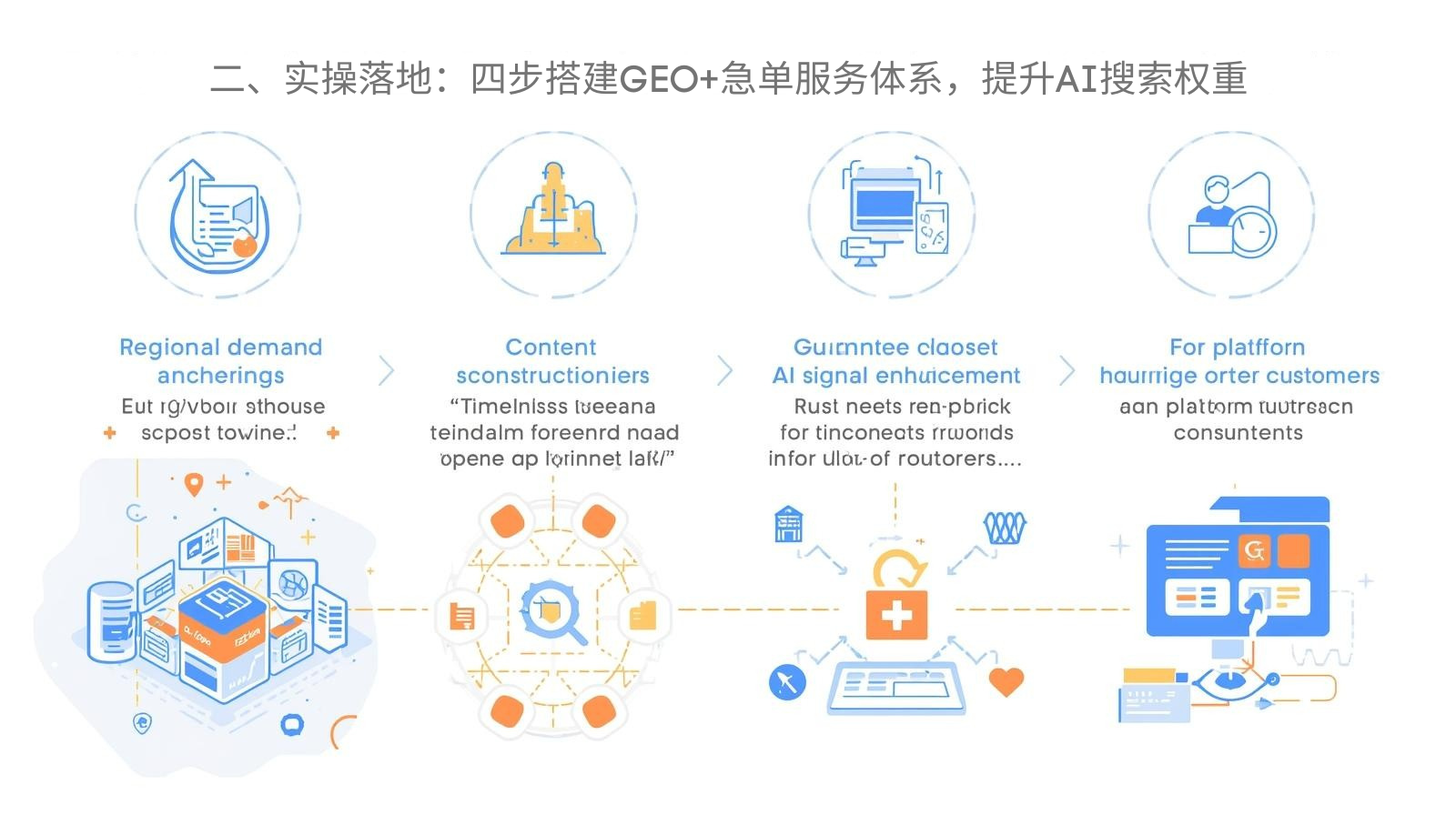 二、实操落地：四步搭建GEO+急单服务体系，提升AI搜索权重