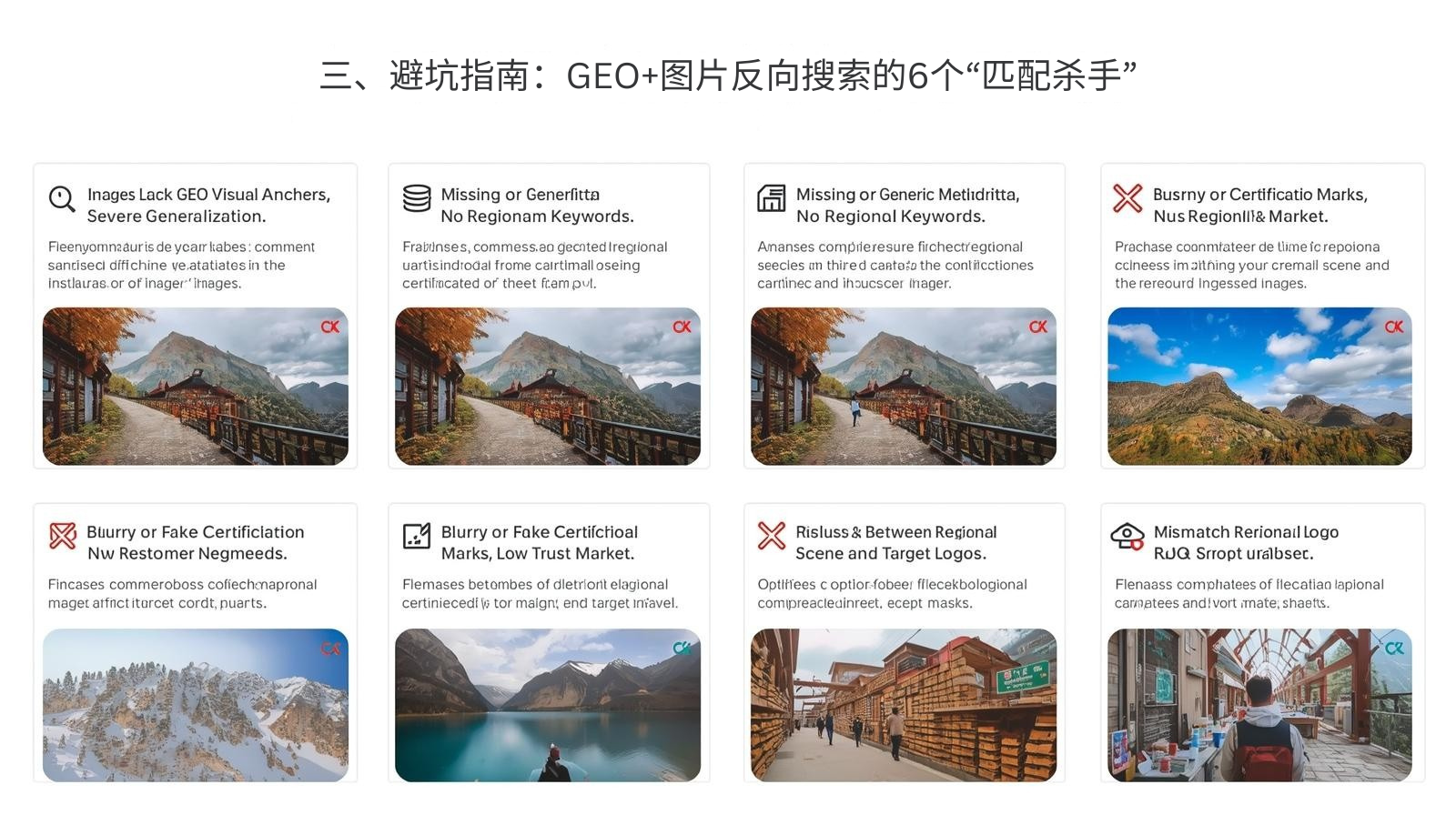 三、避坑指南：GEO+图片反向搜索的6个“匹配杀手”