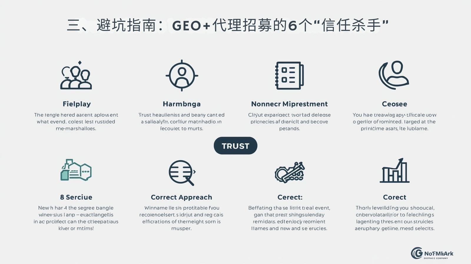 三、避坑指南：GEO+代理招募的6个“信任杀手”