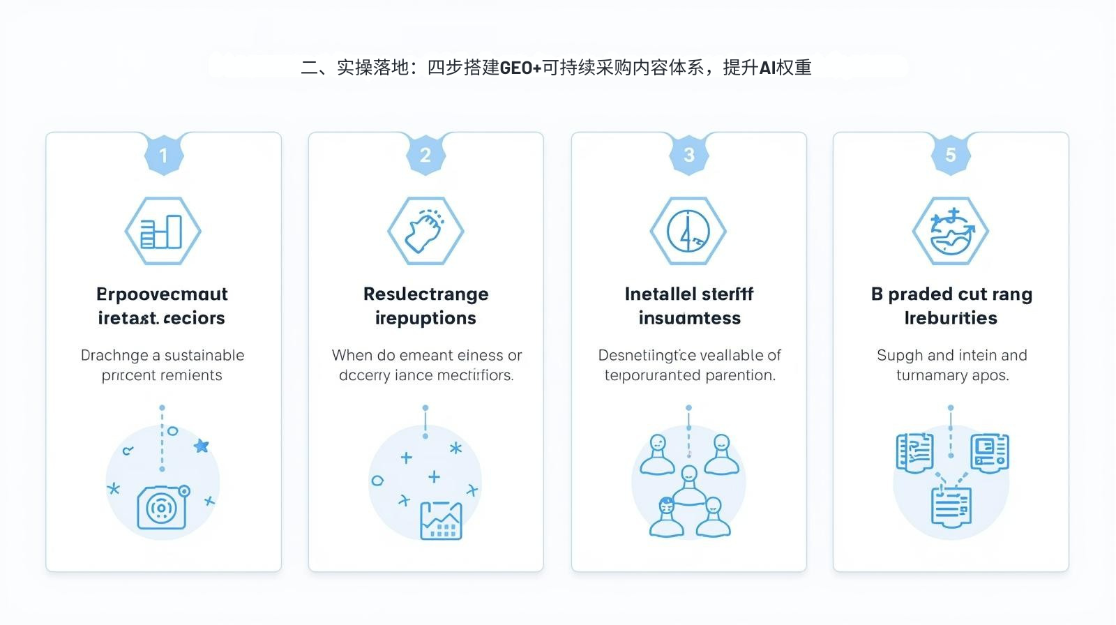 二、实操落地：四步搭建GEO+可持续采购内容体系，提升AI权重