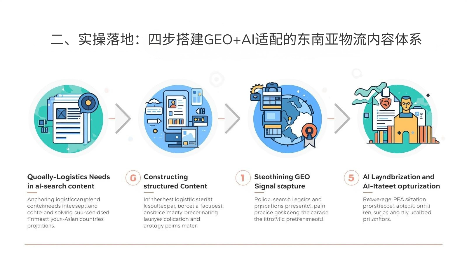 二、实操落地：四步搭建GEO+AI适配的东南亚物流内容体系
