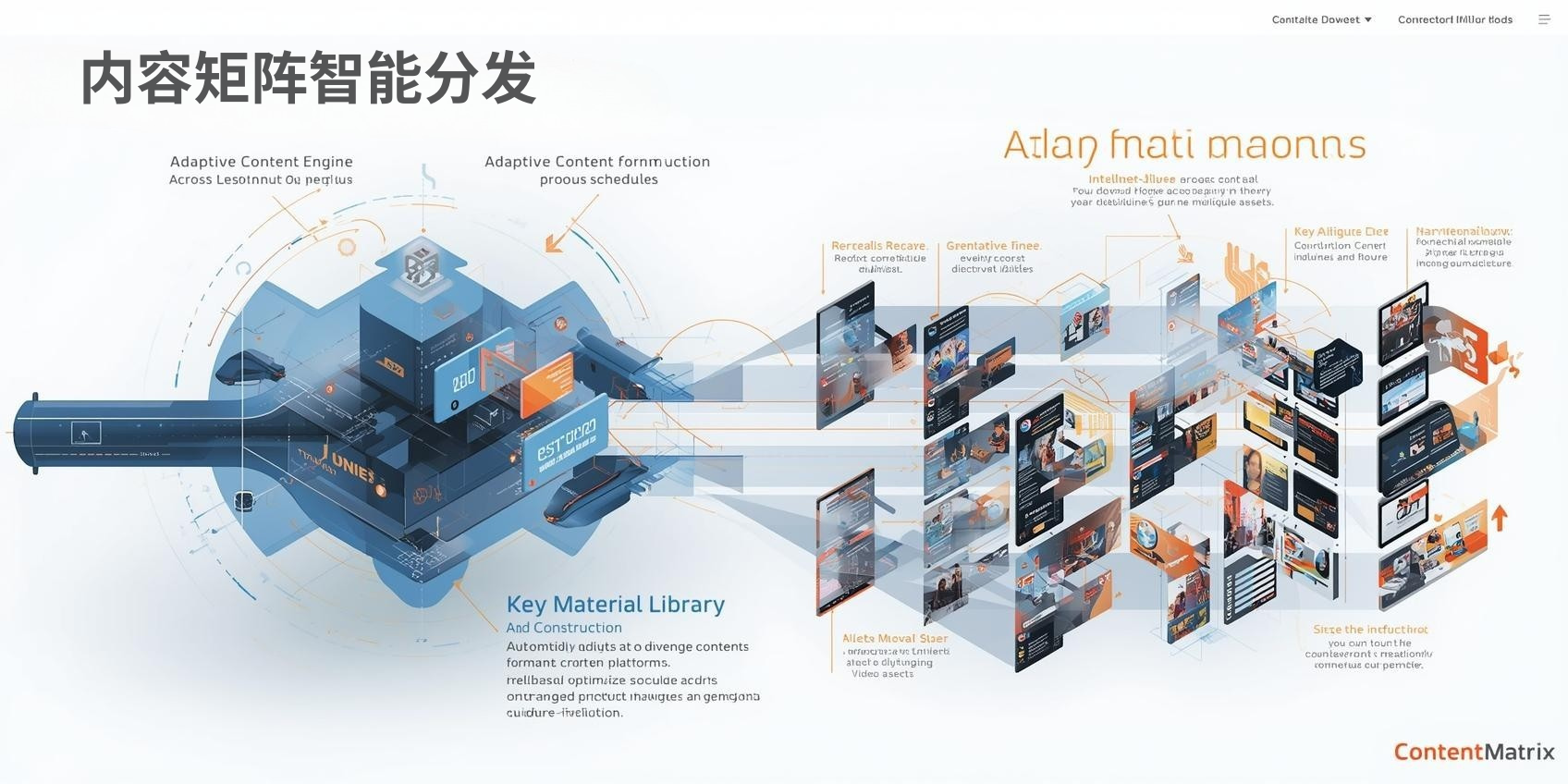 三、内容矩阵智能分发