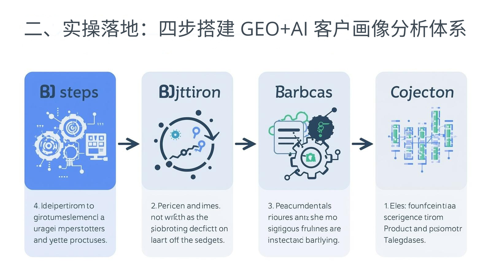 二、实操落地：四步搭建 GEO+AI 客户画像分析体系