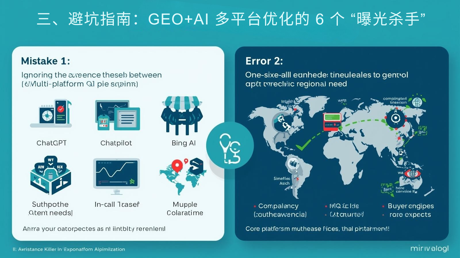 三、避坑指南：GEO+AI 多平台优化的 6 个 &ldquo;曝光杀手&rdquo;