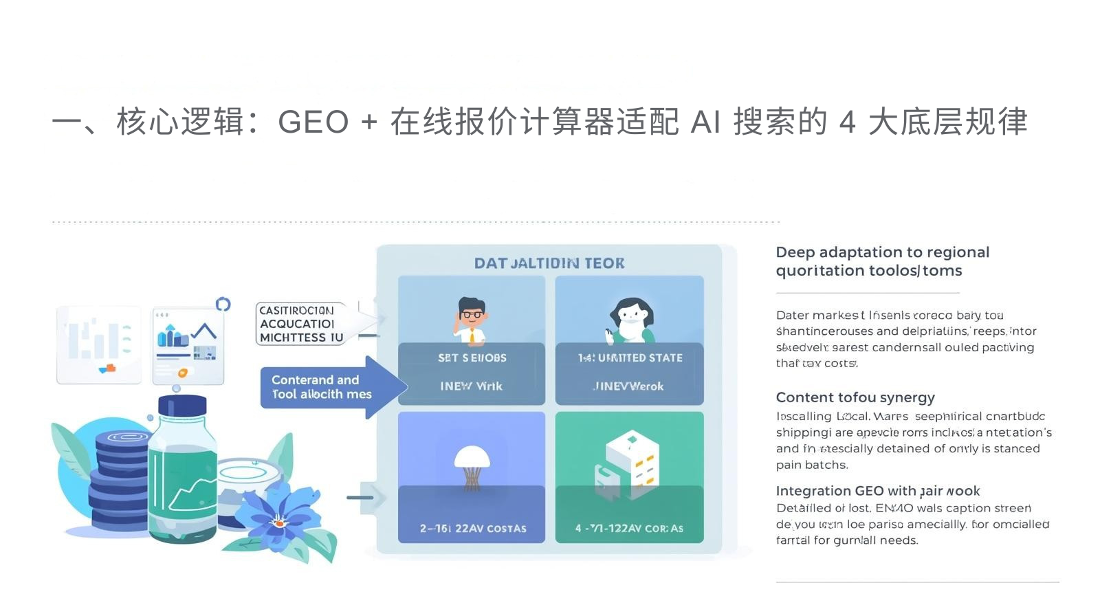 一、核心逻辑：GEO + 在线报价计算器适配 AI 搜索的 4 大底层规律