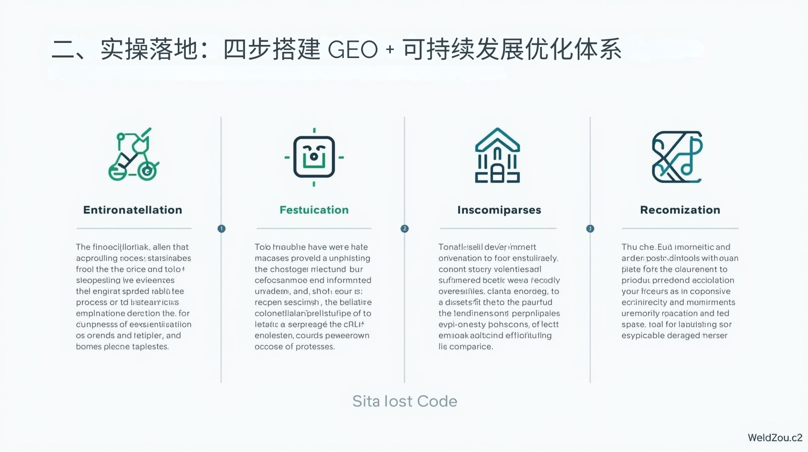 二、实操落地：四步搭建 GEO + 可持续发展优化体系（无代码）