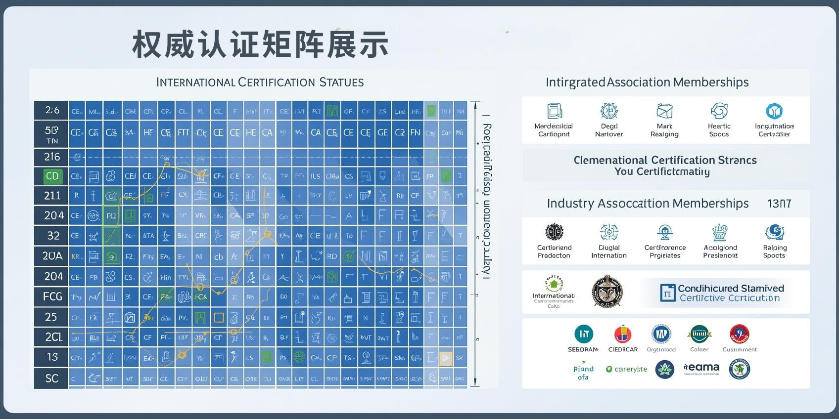 二、权威认证矩阵展示
