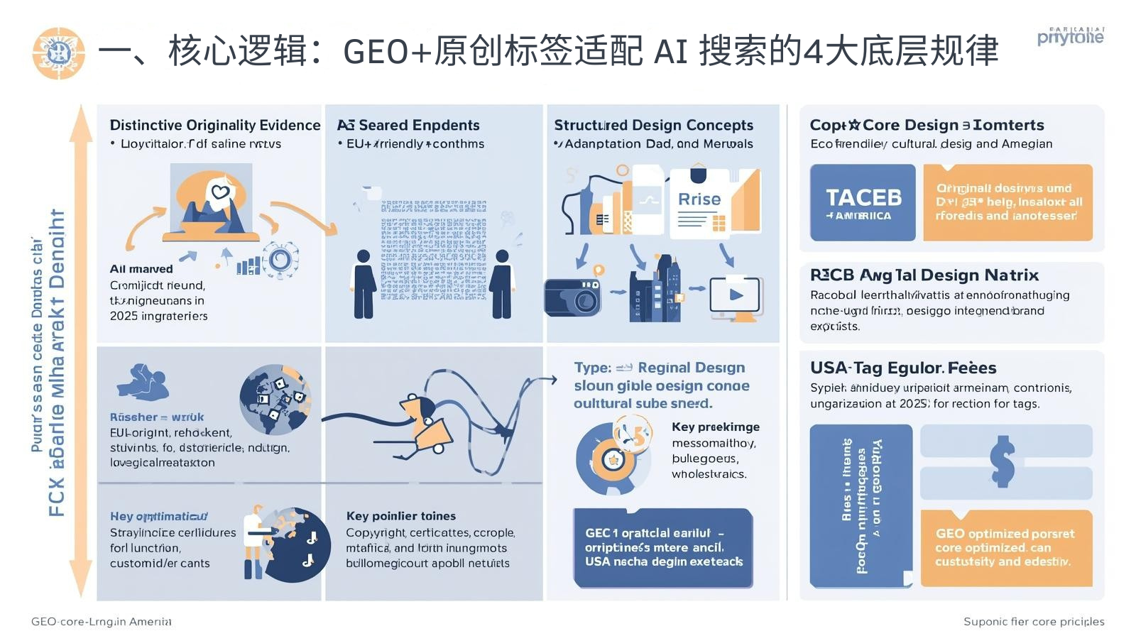 一、核心逻辑：GEO+原创标签适配 AI 搜索的4大底层规律