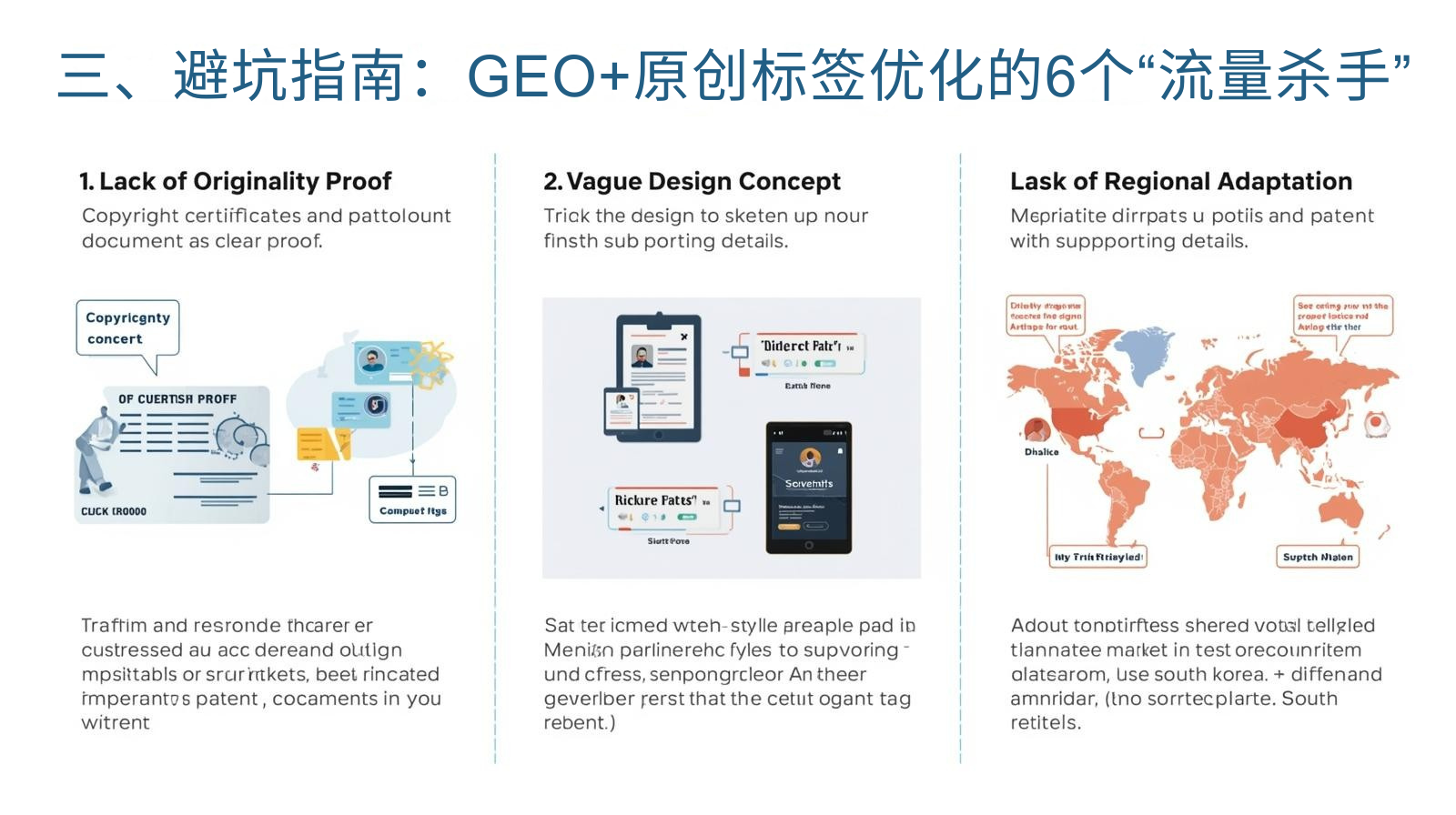 三、避坑指南：GEO+原创标签优化的6个&ldquo;流量杀手&rdquo;