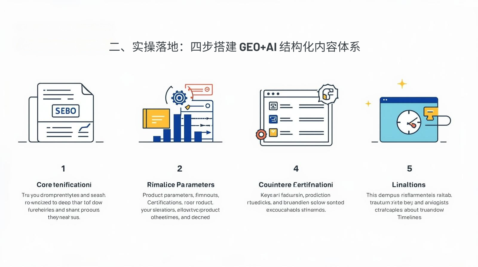 二、实操落地：四步搭建 GEO+AI 结构化内容体系